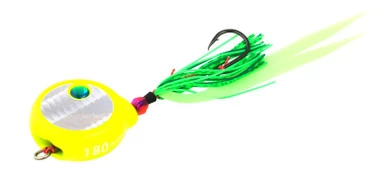 Shimano EJ706 Lucanus Flat Fall Jig - 60g Chartreuse/Silver 1 Shimano EJ706 Lucanus Flat Fall Jig - 60g Chartreuse/Silver