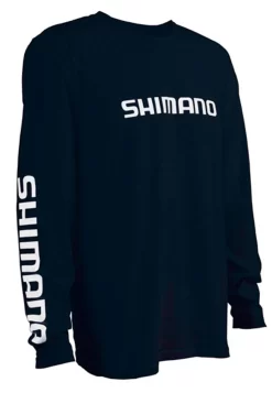Shimano Logo Cotton Long Sleeve T-Shirts -Fish Gear Shop shimano logo cotton long sleeve t shirts 18403.1651243776