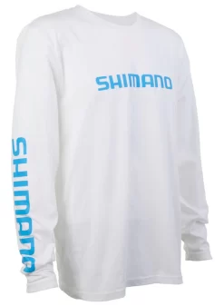 Shimano Logo Cotton Long Sleeve T-Shirts -Fish Gear Shop shimano logo cotton long sleeve t shirts 65285.1651243778