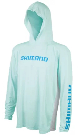 Shimano Long Sleeve Hood Tech T-Shirts -Fish Gear Shop shimano long sleeve hood tech t shirts 23986.1651243819
